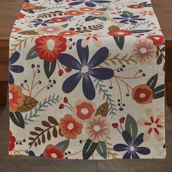 Indie Boho Printed Table Runner 72"L SplitP